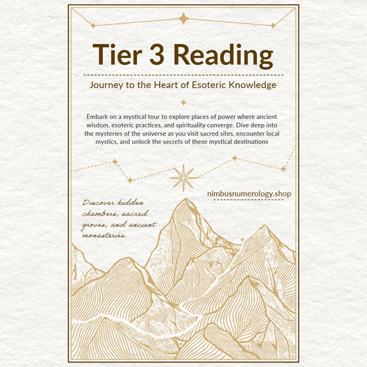 Thorough Numerology Guidance Reading (Tier 3)